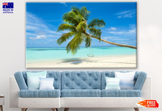 Palm Tree & Sea Scenery Photograph Print 100% Australian Made