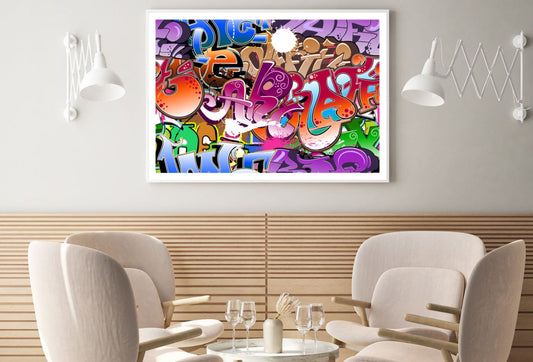 Colorful Graffiti Wall Art Design Home Decor Premium Quality Poster Print Choose Your Sizes