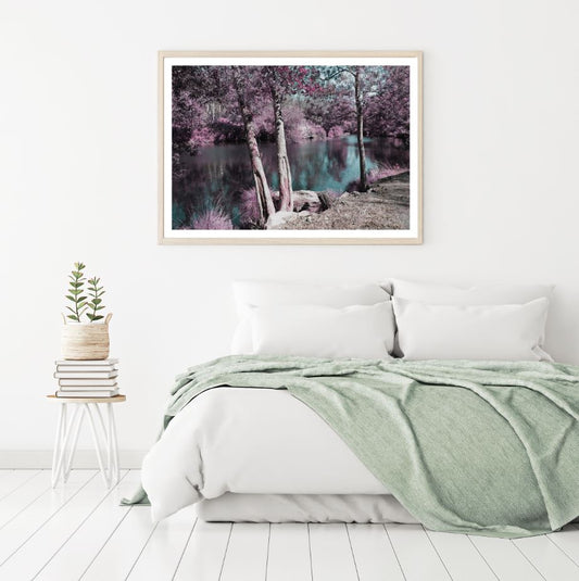Lake & Forest Photograph Home Decor Premium Quality Poster Print Choose Your Sizes