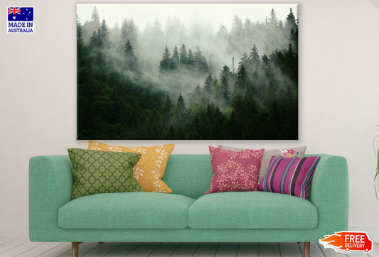 Misty Forest Scenery Photograph Print 100% Australian Made