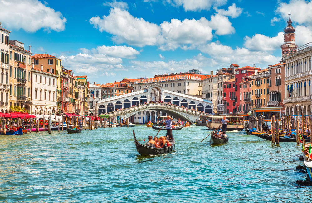 Bridge Rialto on Grand Canal in Venice Italy Photograph Print 100% Australian Made