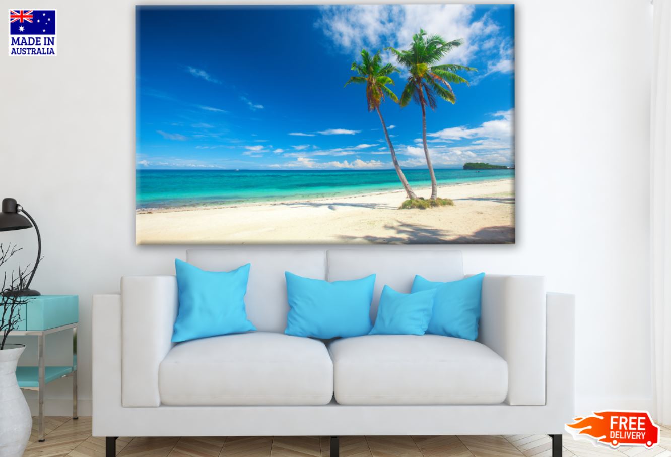Palm Trees & Sea Scenery Photograph Print 100% Australian Made
