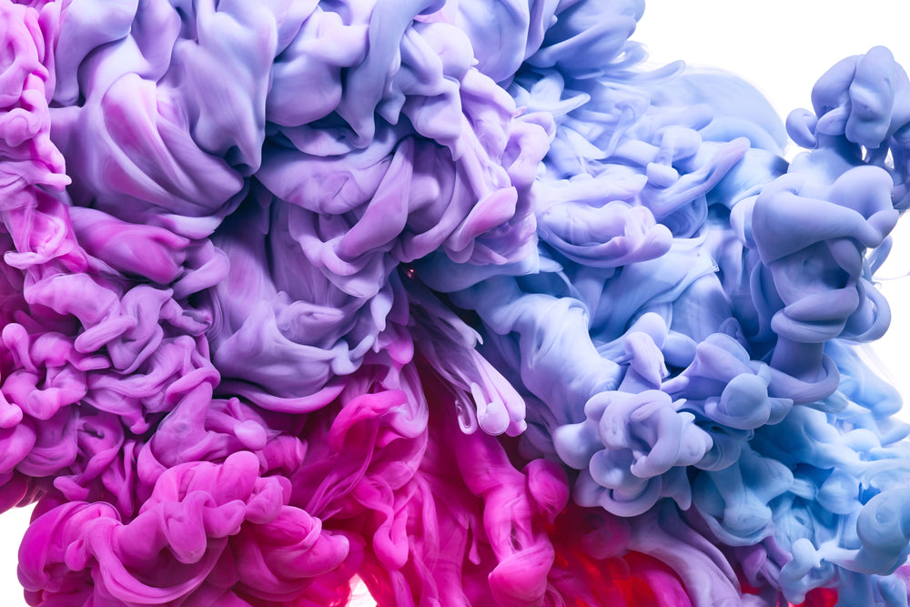 Pink & Blue Abstract Smoke Design Home Decor Premium Quality Poster Print Choose Your Sizes