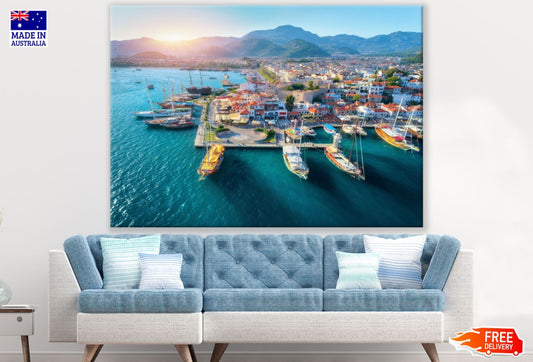 Boats on Bay Photograph Print 100% Australian Made