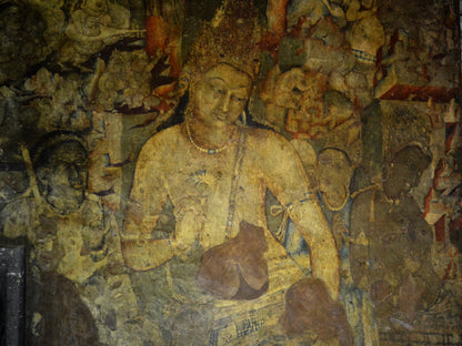 Bodhisattva Padmapani with Lotus Painting Print 100% Australian Made