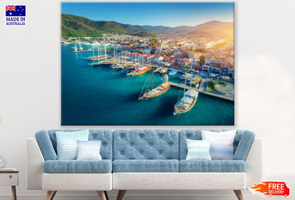Boats on Bay Photograph Print 100% Australian Made