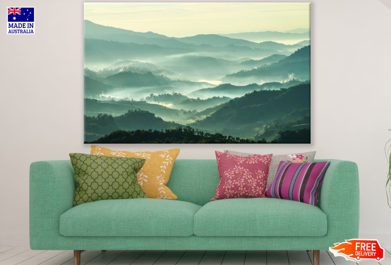 Mountain Scenery Photograph View Print 100% Australian Made