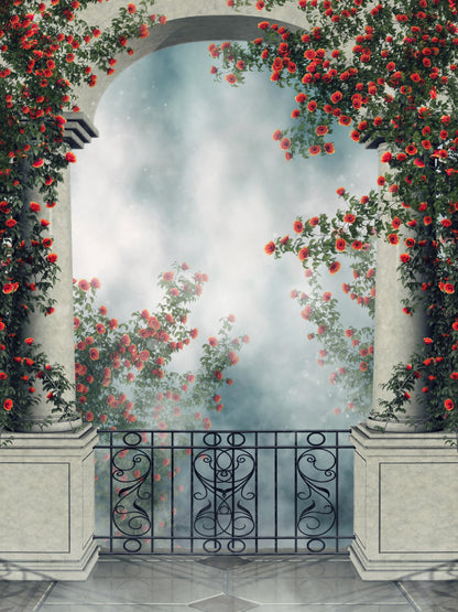 Floral Vines & Columns Photograph Home Decor Premium Quality Poster Print Choose Your Sizes