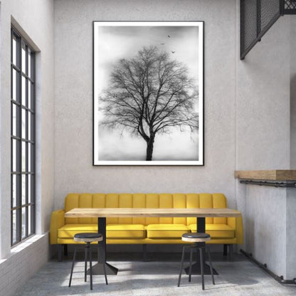 Tree Closeup B&W Photograph Home Decor Premium Quality Poster Print Choose Your Sizes