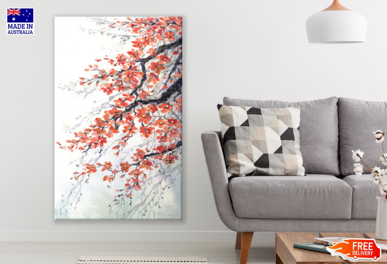 Colorful Tree Watercolor Painting Print 100% Australian Made