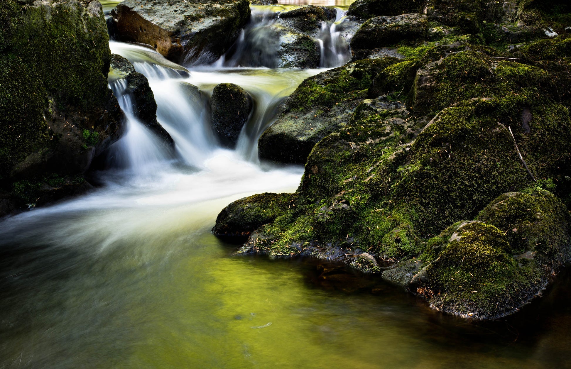 Waterfall in Forest Photograph Print 100% Australian Made