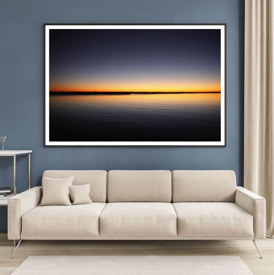 Sea Sunset Scenery Photograph Home Decor Premium Quality Poster Print Choose Your Sizes