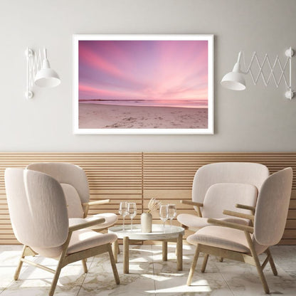 Sea Sunset Scenery Photograph Home Decor Premium Quality Poster Print Choose Your Sizes