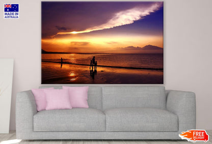 Sea Sunset Scenery Photograph Print 100% Australian Made