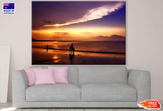 Sea Sunset Scenery Photograph Print 100% Australian Made