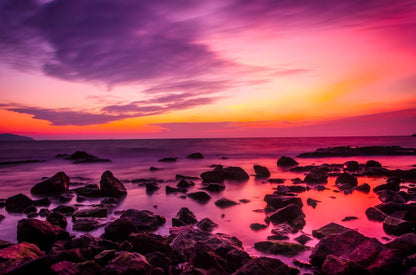 Sea Sunset Scenery Photograph Print 100% Australian Made