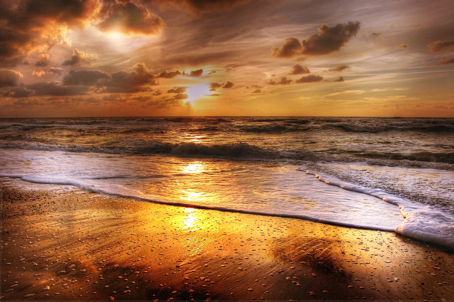 Sea Sunset Scenery Photograph Print 100% Australian Made