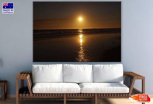 Sea Sunset Scenery Photograph Print 100% Australian Made