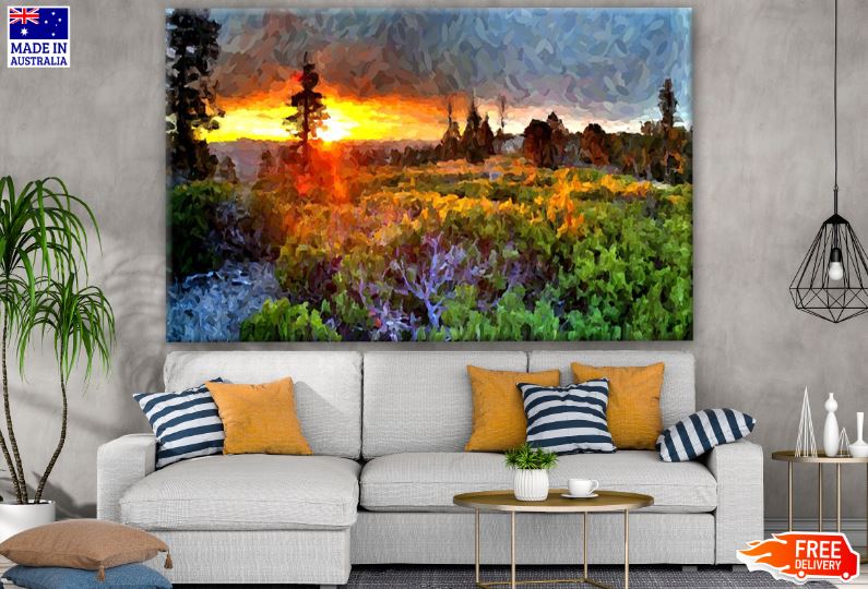 Nature Sunset Scenery Photograph Print 100% Australian Made