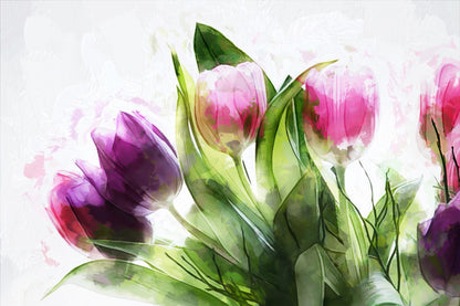 Flowers Watercolor Painting View Print 100% Australian Made