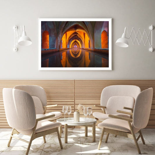 Building Inside View Photograph Home Decor Premium Quality Poster Print Choose Your Sizes